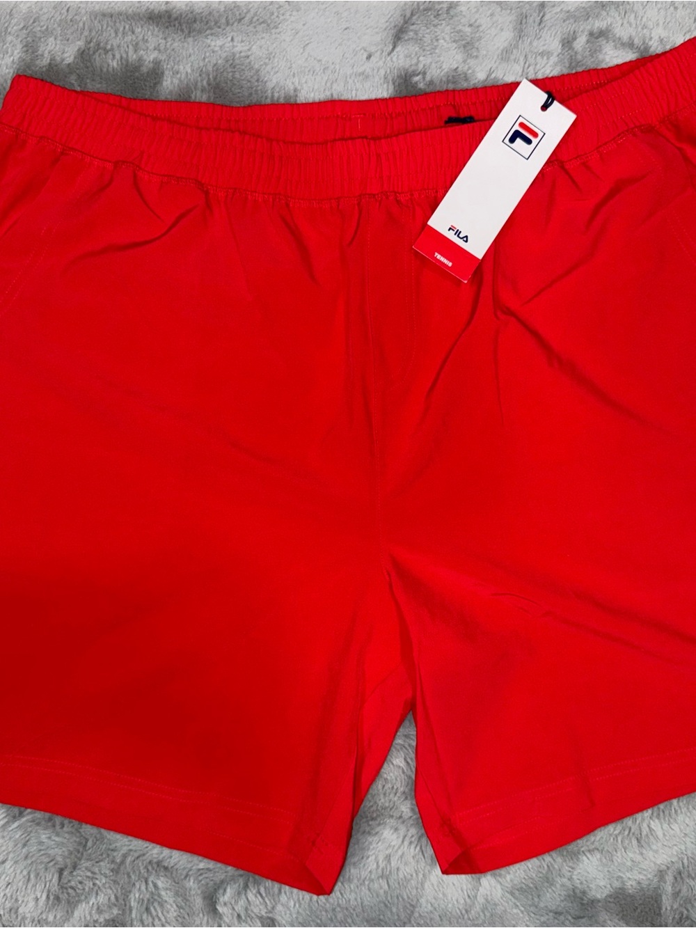 Fila Men’s Bright Red Athletic Shorts